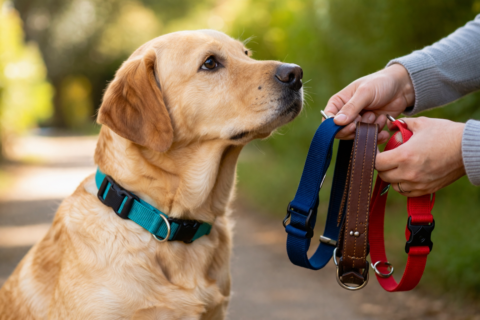 Qual é o melhor tipo de coleira para o seu cão? Conheça as opções