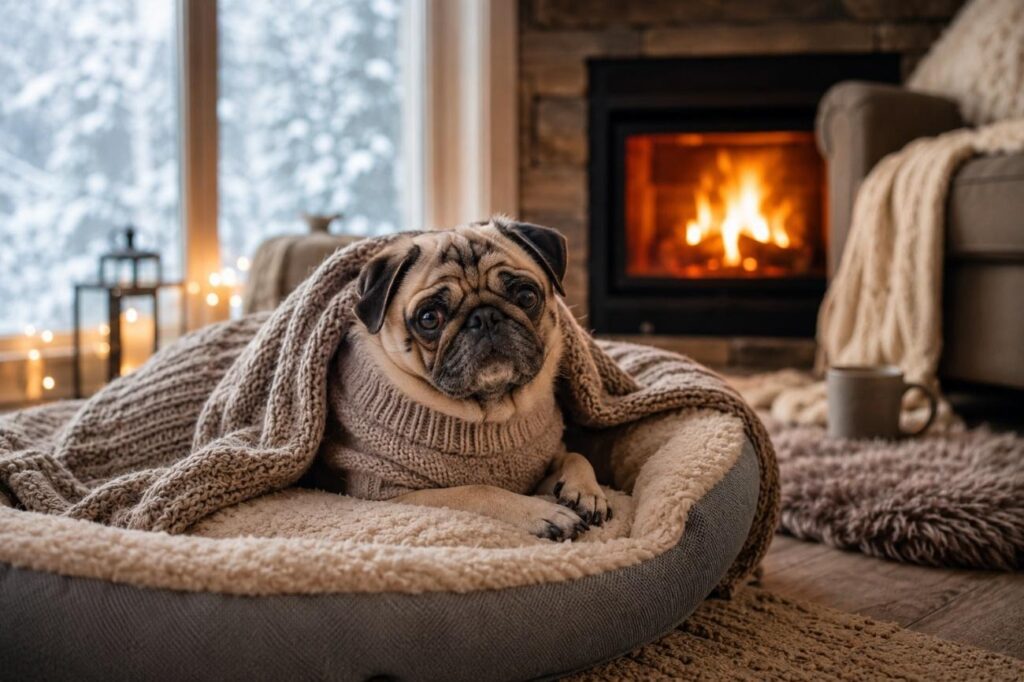 Como proteger cachorro do frio no inverno rigoroso