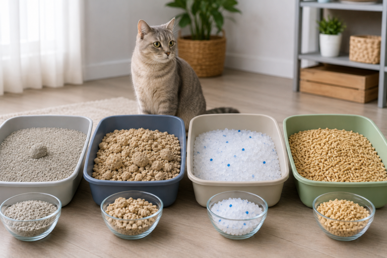 Areia para gatos com controle de odor: colocamos os principais tipos frente a frente