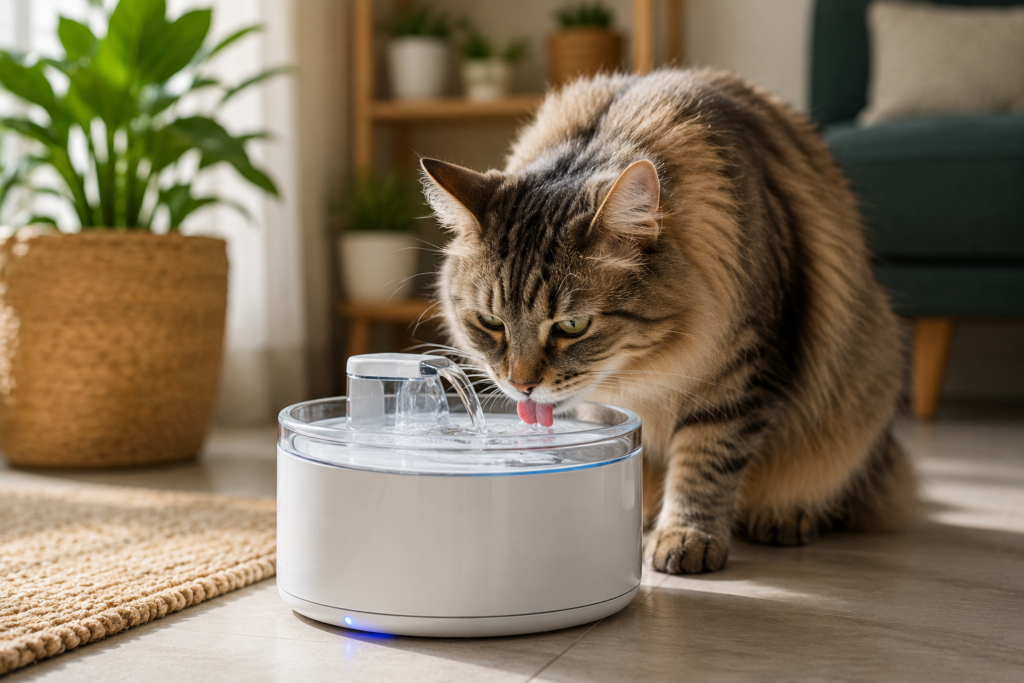 Fonte de água para gatos: 4 situações em que vale a pena comprar
