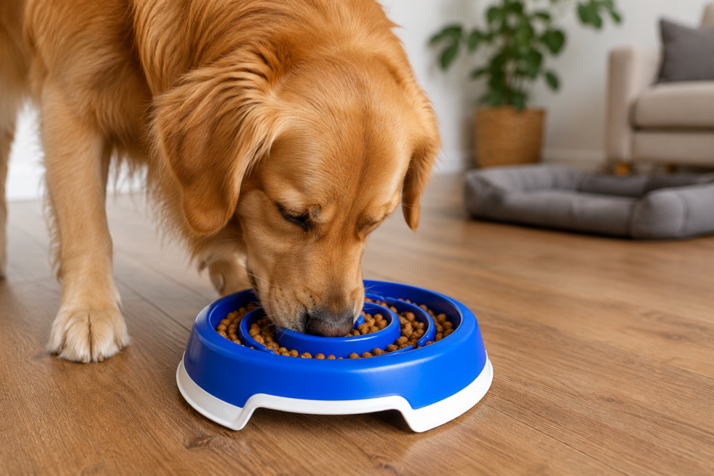 Seu cachorro engole a comida? O comedouro lento para cachorro pode mudar essa rotina